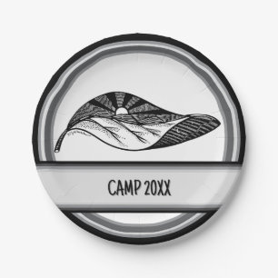 Neues Leaf Horizon Personalisiert Camping Picnic Pappteller