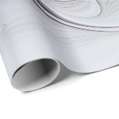 Neues Leben, buntes Abstraktes Fraktal Kunstfantas Geschenkpapier (Rolleneckpunkt)