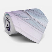 Neues Leben, buntes Abstraktes Fraktal Kunstfantas Krawatte (Gerollt)