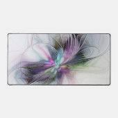 Neues Leben, buntes Abstraktes Fraktal Kunstfantas Schreibtischunterlage (Vorderseite)