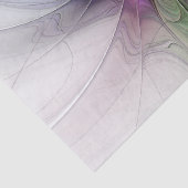 Neues Leben, buntes Abstraktes Fraktal Kunstfantas Seidenpapier (Detail)