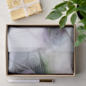 Neues Leben, buntes Abstraktes Fraktal Kunstfantas Seidenpapier (Geschenk)