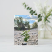 Neues Leben Dankeskarte (Stehend Vorderseite)