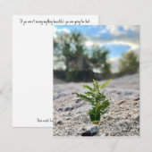 Neues Leben Dankeskarte (Vorne/Hinten)