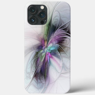 Neues Leben, farbenfrohe abstrakte Fraktal-Kunst-F Case-Mate iPhone Hülle