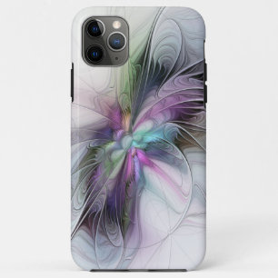 Neues Leben, farbenfrohe abstrakte Fraktal-Kunst-F Case-Mate iPhone Hülle