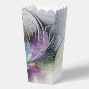 Neues Leben, farbenfrohe abstrakte Fraktal-Kunst-F Geschenkschachtel