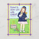 Neues Leben in Christ Oster Inspiration Postkarte (Vorderseite)