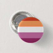 Neues lesbisches Flag-Prix-Button Button (Vorne & Hinten)