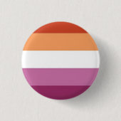 Neues lesbisches Flag-Prix-Button Button (Vorderseite)