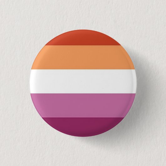 Neues lesbisches Flag-Prix-Button Button (Vorderseite)