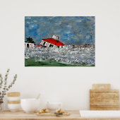 Neues Leuchtturm für den Basin Canal Poster (Küche)