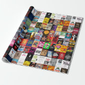 Neues Line Theaterumschlagpapier Geschenkpapier (Ungerollt)