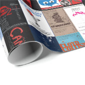 Neues Line Theaterumschlagpapier Geschenkpapier (Rolleneckpunkt)