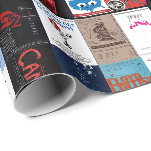 Neues Line Theaterumschlagpapier Geschenkpapier (Rolleneckpunkt)