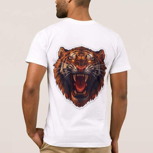 Neues Lion Design T Shirt für Männer (Rückseite)