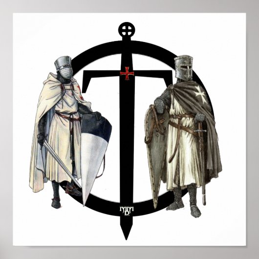 Neues Logo der Templer Poster (Vorne)