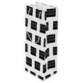 Neues Logo für Berufliche Unternehmen Geschenktüte Für Weinflaschen (Vorderseite Schrägansicht)