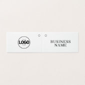 Neues Logo für zwei Falten mit weißem Bekleidungsp (Außenseite Aufgefaltet)