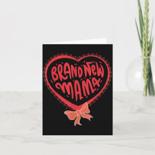 Neues Mama-Ankündigung für Mütter oder Babyparty Karte