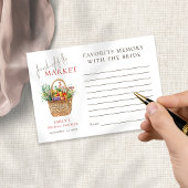 Neues Marktgedächtnis mit Bridge-Brautparty Begleitkarte