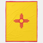 Neues mexikanisches Flag-Print-Patriota Fleecedecke (Vorderseite)