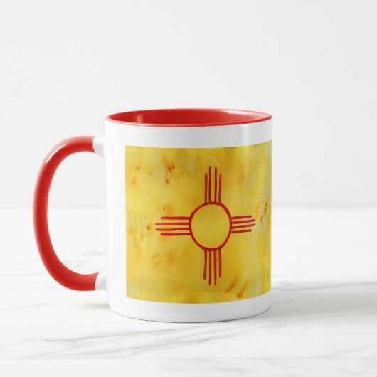 Neues mexikanisches Flaggengebiet Tasse (Links)