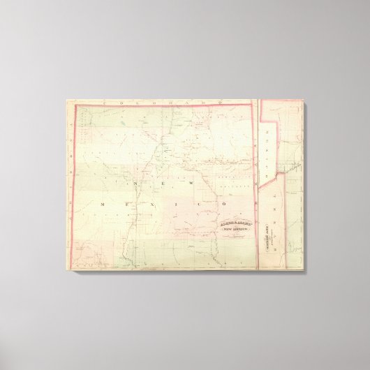 Neues Mexiko 3 Leinwanddruck (Vorderseite)