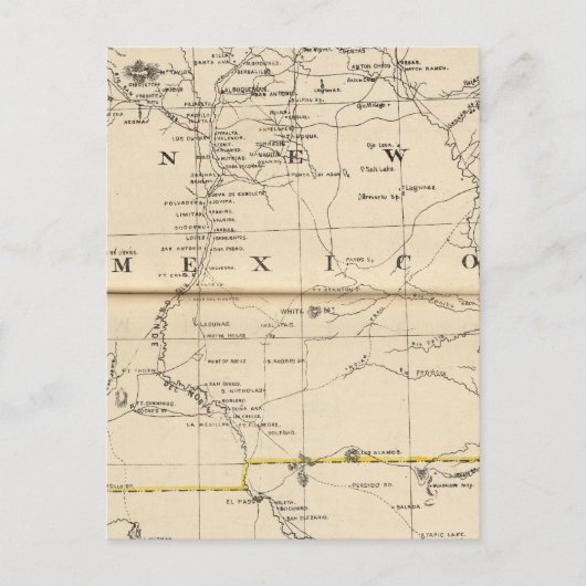 Neues Mexiko 3 Postkarte (Vorderseite)