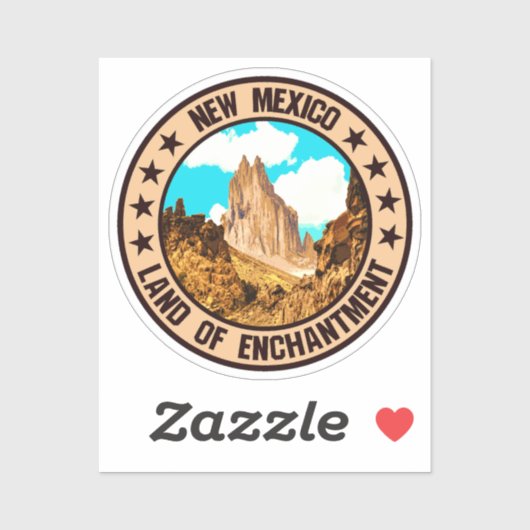 Neues Mexiko Aufkleber (Blatt)