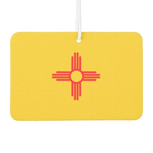NEUES MEXIKO-Flag - Autolufterfrischer (Vorderseite)
