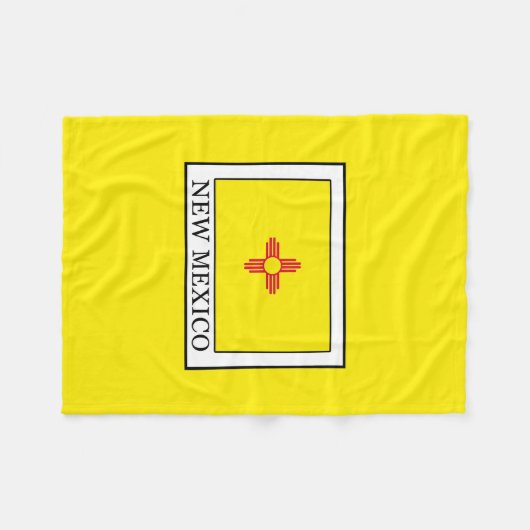 Neues Mexiko Fleecedecke (Vorderseite (Horizontal))