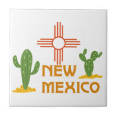 Neues Mexiko Fliese (Vorderseite)