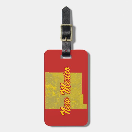 Neues Mexiko Gepäckanhänger (Vorderseite vertikal)