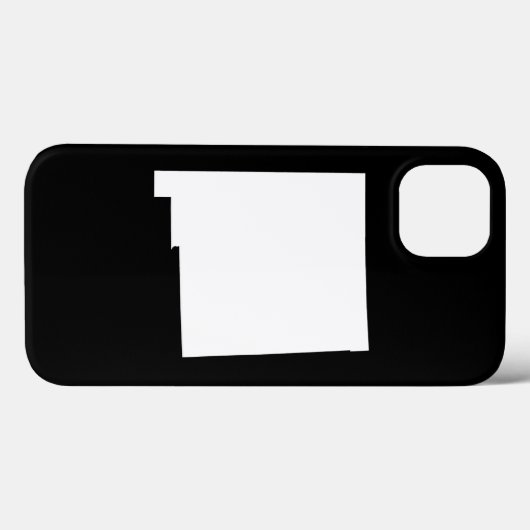 Neues Mexiko in Weiß und Schwarz Case-Mate iPhone Hülle (Rückseite (Horizontal))