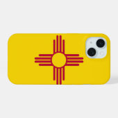 Neues Mexiko iPhone 15 Hülle (Rückseite (Horizontal))