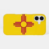 Neues Mexiko iPhone 16 Hülle (Rückseite (Horizontal))