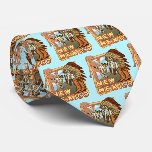 Neues Mexiko Krawatte (Gerollt)