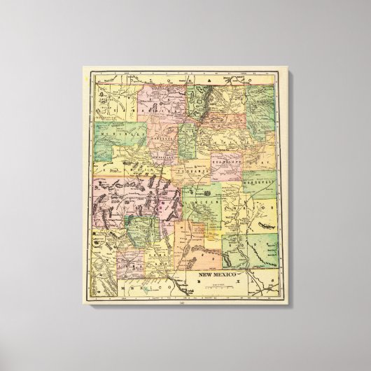 Neues Mexiko Leinwanddruck (Vorderseite)