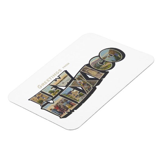Neues Mexiko Magnet (Linke Seite)
