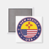 Neues Mexiko Magnet (Vorderseite/Rückseite)