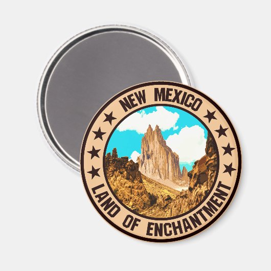 Neues Mexiko Magnet (Vorderseite/Rückseite)