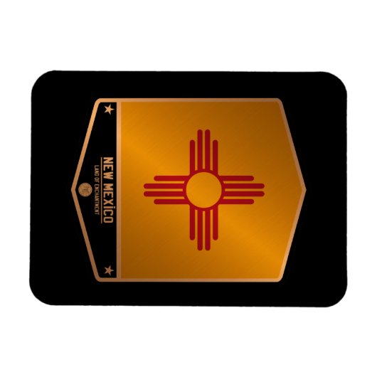 Neues Mexiko Magnet (Horizontal)