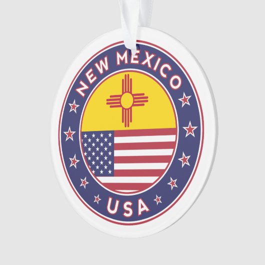 Neues Mexiko Ornament (Vorderseite)