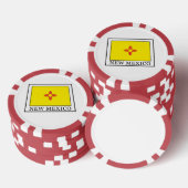 Neues Mexiko Pokerchips (Stapel)