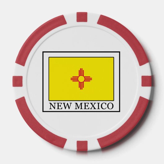 Neues Mexiko Pokerchips (Vorderseite)