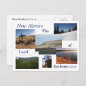Neues Mexiko Postkarte (Vorne/Hinten)