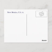 Neues Mexiko Postkarte (Rückseite)