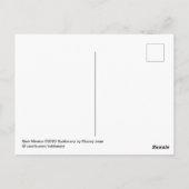 Neues Mexiko Postkarte (Rückseite)