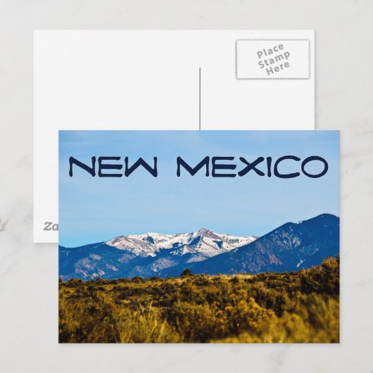 Neues Mexiko Postkarte (Vorne/Hinten)